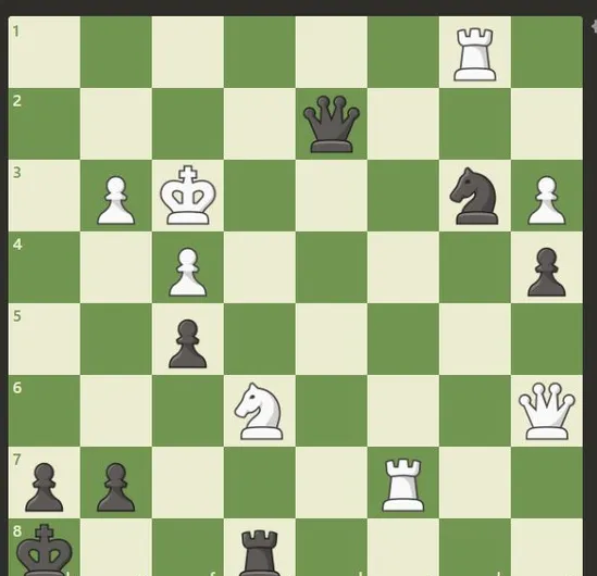 Chess.com Daily Puzzle 공식 사이트 화면
