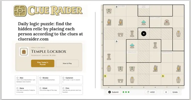 Clue Raider 공식 소개 이미지