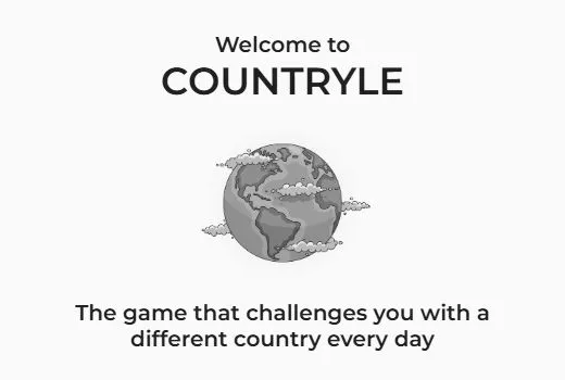 Countryle 공식 사이트 화면