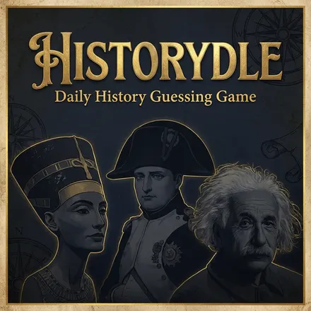 Historydle 공식 소개 이미지