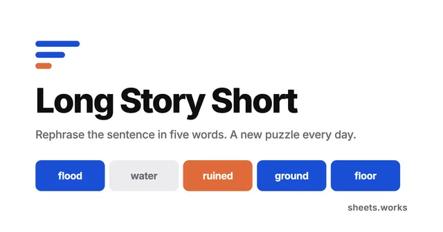 Long Story Short 공식 소개 이미지