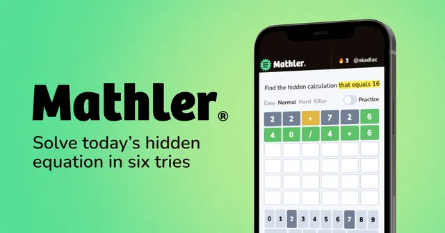 Mathler 공식 소개 이미지