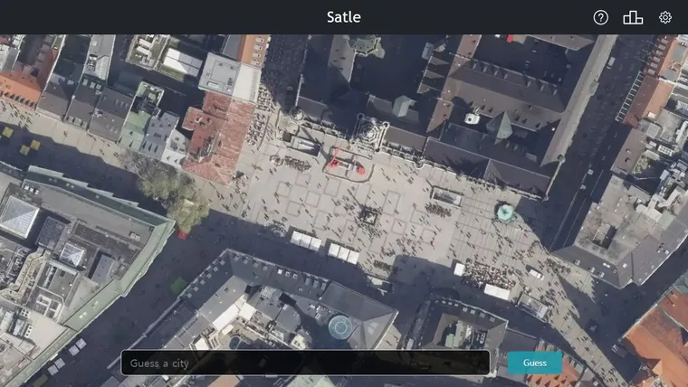 Satle 공식 사이트 화면